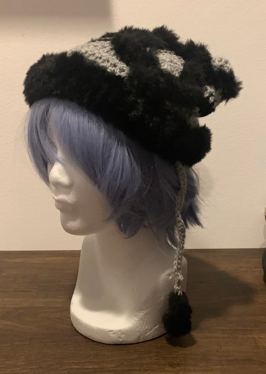 Cat beanie star faux fur