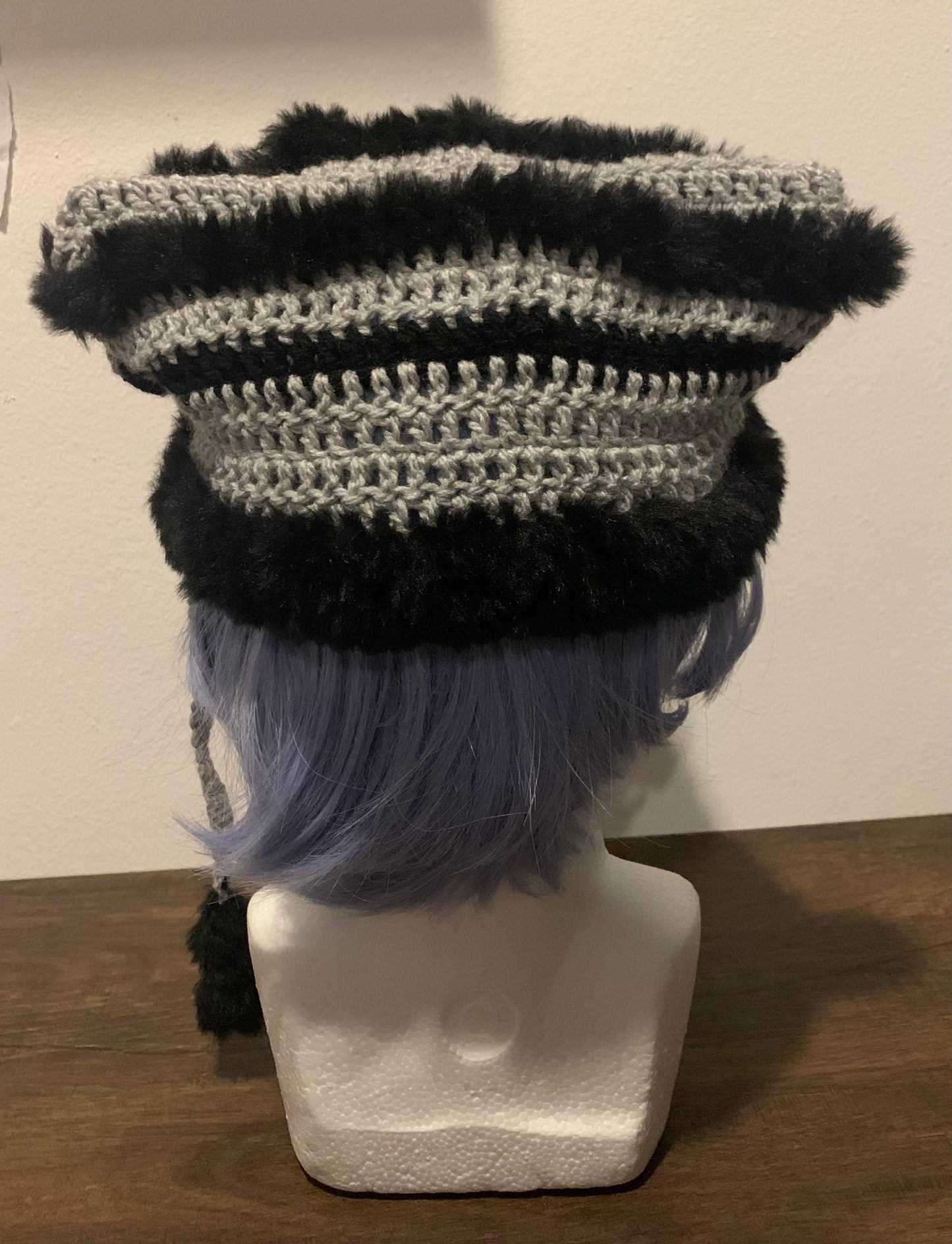 Cat beanie star faux fur